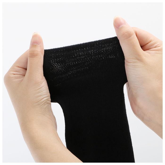 靴下 レディース 黒 通販 ハイソックス おしゃれ シンプル 無地 ソックス 消臭 通学 通勤 22cm 〜 25cm 女性用 婦人用 Refreber スピード消臭 ブラック 靴下 |  | 06
