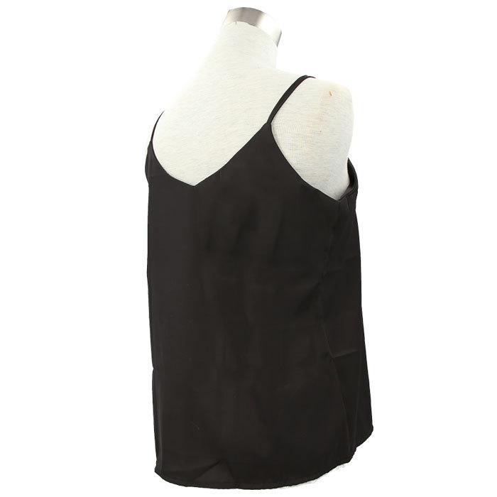 インナー レディース キャミソール 通販 サテンキャミ サテン ミディアム丈 カジュアル キャミソール シンプル トップス 秋 冬 OL ママ 母 20代 30代 インナー | KINNER | 09