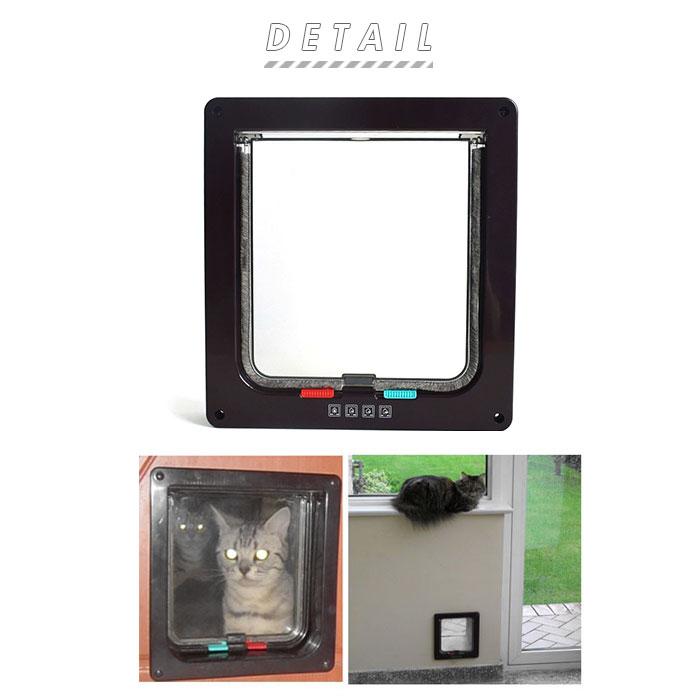 ペットドア 通販ペットドア 取り付け 猫用 犬用 DIY 出入口 扉 キャットドア 勝手口 ゲート 冷暖房対策 お出かけ 犬用 取付 ペットゲート ペット用品 ペットドア | BACKYARD FAMILY | 04