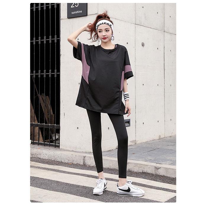 スポーツウェア レディース 上下セット 通販 4点セット 4点 セット ランニングウェア ヨガウェア トレーニングウェア ジムウェア 半袖 スポーツウェア | BACKYARD FAMILY | 04