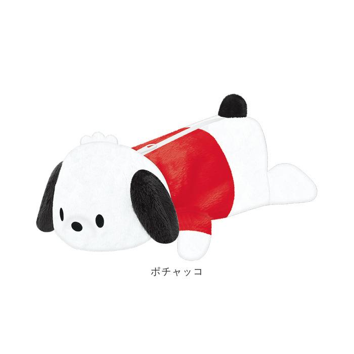 ぬいぐるみ ペンケース 動物 通販 キャラクター 筆箱 ペンポーチ ペンケース ふでばこ ポムポムプリン くたっと 小物入れ サンリオ カミオジャパン ぬいぐるみ | カミオジャパン | 19