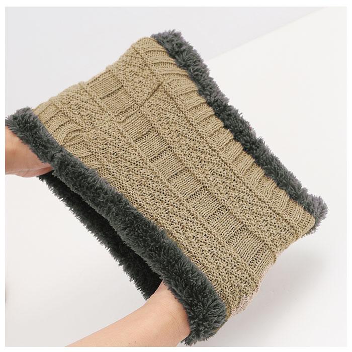 ニット帽 通販ニット帽 レディース スヌード 2点セット ニット帽子 ニット 帽子 裏起毛 ふわふわ もこもこ ふんわり 無地 編み目 ゆったり あったか ニット帽 | ブランド登録なし | 17