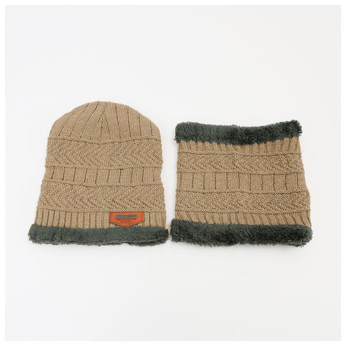 ニット帽 通販ニット帽 レディース スヌード 2点セット ニット帽子 ニット 帽子 裏起毛 ふわふわ もこもこ ふんわり 無地 編み目 ゆったり あったか ニット帽 | ブランド登録なし | 12