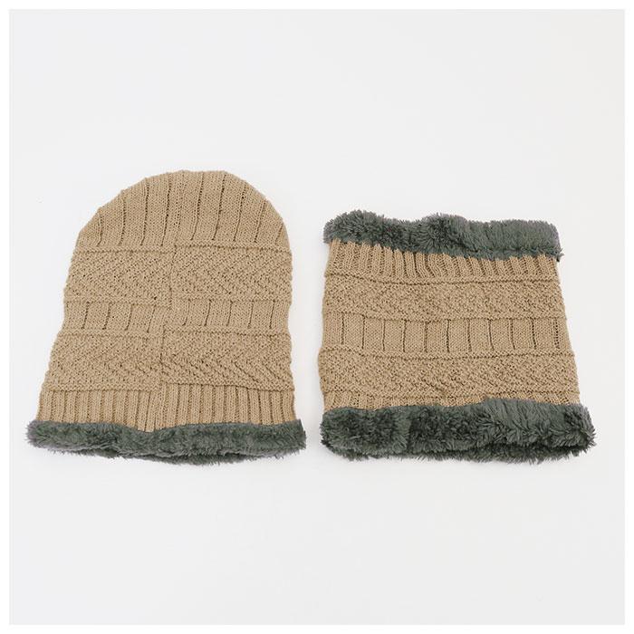 ニット帽 通販ニット帽 レディース スヌード 2点セット ニット帽子 ニット 帽子 裏起毛 ふわふわ もこもこ ふんわり 無地 編み目 ゆったり あったか ニット帽 | ブランド登録なし | 13