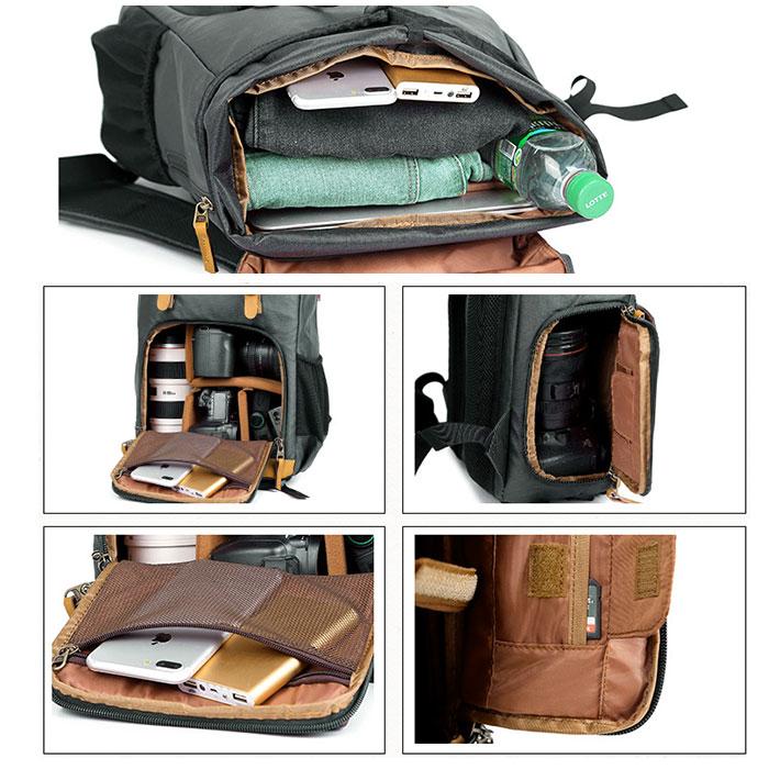 未使用　カメラリュック　大　カメラ　バッグ　送料込み カメラバッグ リュック 一眼レフ 女子 大容量 カメラ 望遠レンズ