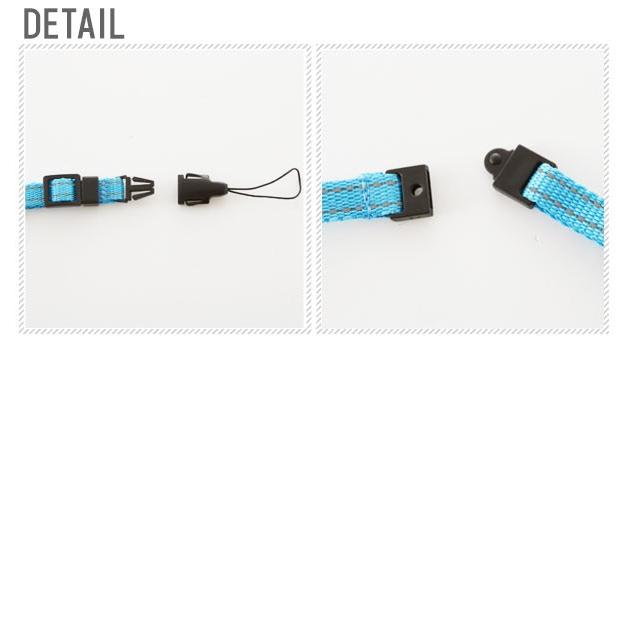 ネックストラップ スマホ おしゃれ ファニーズ こどもケータイ用 キッズ こども 短め 反射ステッチ 通販 長さ調節 外れるストラップ 安全パーツ |  | 07