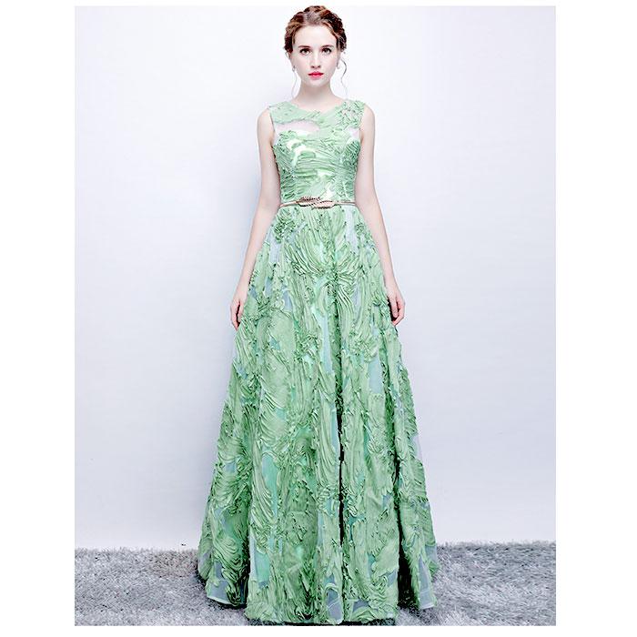 ロングドレス 演奏会 通販 ドレス ワンピース ロング Aライン ノースリーブ 袖なし 透け感 刺? 大人 レディース ピアノ 発表会 結婚式 ロングドレス |  | 02