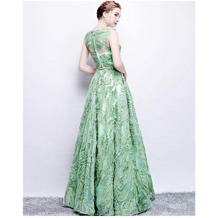 ロングドレス 演奏会 通販 ドレス ワンピース ロング Aライン ノースリーブ 袖なし 透け感 刺? 大人 レディース ピアノ 発表会 結婚式 ロングドレス |  | 05