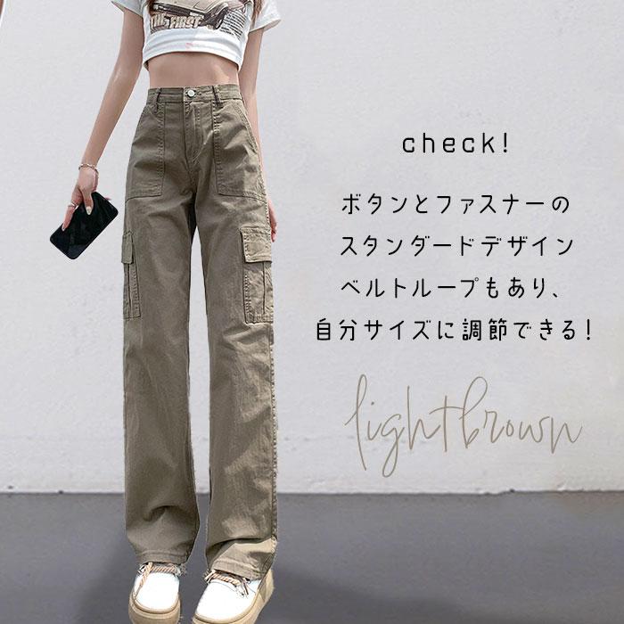 カーゴパンツ レディース 通販 パンツ ズボン 長ズボン ベイカーパンツ ワークパンツ 作業着 チノパンツ ポケット 体型カバー ゆったり ゆるめ カーゴパンツ | BACKYARD FAMILY | 13