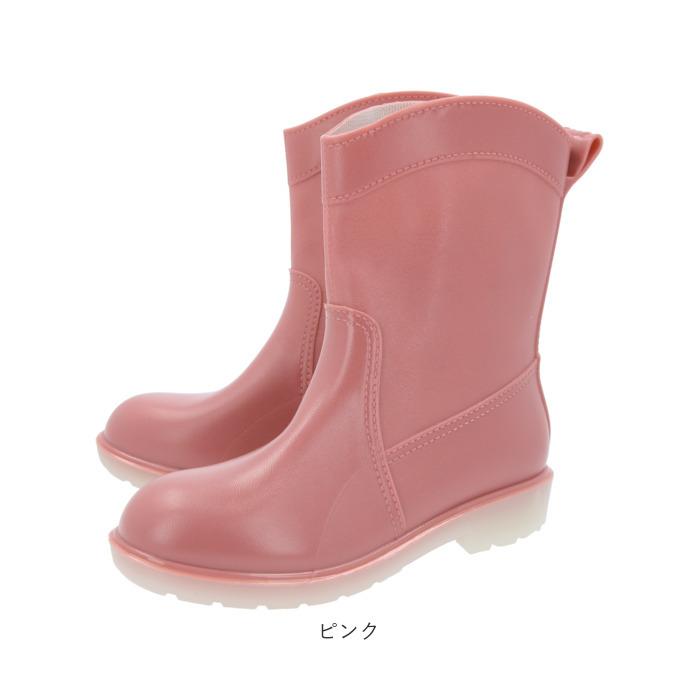 レインブーツ レディース ショート 通販 おしゃれ シンプル レインシューズ ブーツ 長靴 ミドル丈 防水 一体成型 滑り止め 雨 雨靴 園芸 レインブーツ | ブランド登録なし | 18