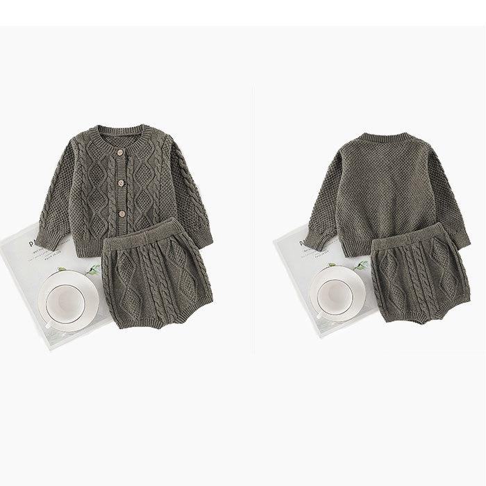 ベビー 通販ベビー セットアップ ベビー服 女の子 秋冬 男の子 ニット カーディガン ニットパンツ 66cm 65 73cm 75 80cm 90cm キッズ おしゃれ かわいい  ベビー |  | 11