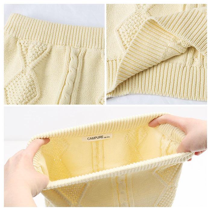 ベビー服 通販ベビー服 セットアップ ニット ベビー 女の子 スカート カーディガン ニットセットアップ 綿 コットン アラン編み おしゃれ かわいい  ベビー服 |  | 09