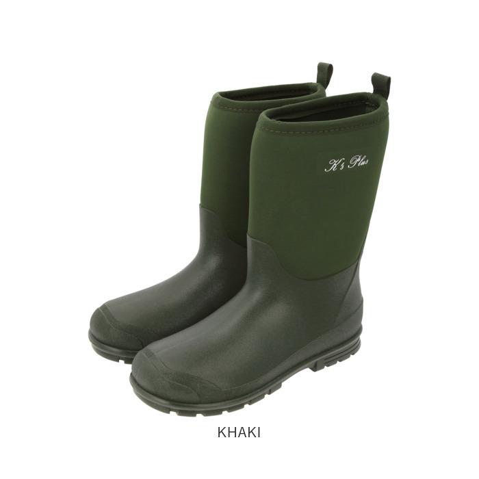 キッズ レインブーツ 通販 レインシューズ 長靴 黒 ブラック ネオプレン K's Plus ケーズプラス 完全防水 伸縮 保温 防滑底 クロロプレン 通気 キッズ |  | 15