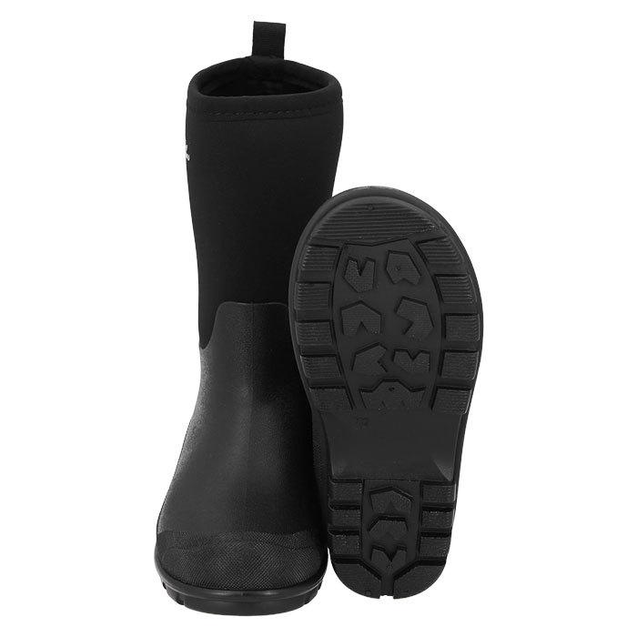 キッズ レインブーツ 通販 レインシューズ 長靴 黒 ブラック ネオプレン K's Plus ケーズプラス 完全防水 伸縮 保温 防滑底 クロロプレン 通気 キッズ |  | 07