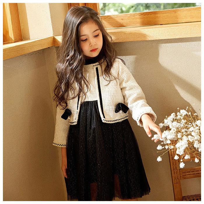 120女の子　フォーマルドレス ジャケット付き キッズ 通販キッズ フォーマル 女の子 ワンピース チュール ドレス