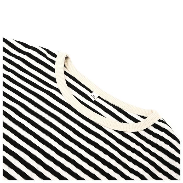 カットソー 長袖 レディース 通販 ロンt 薄手 Tシャツ 縞模様 しましま 縞柄 ラウンドネック オブロングネック ボートネック ボーダー カジュアル  カットソー | ブランド登録なし | 14