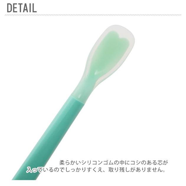 離乳食 食器 おしゃれ 口あたりやさしいスプーン 通販 ベビー食器 シリコン シリコンスプーン スプーン 小 ミニ  食洗機対応 柔らかい 煮沸消毒 離乳食 | ブランド登録なし | 02