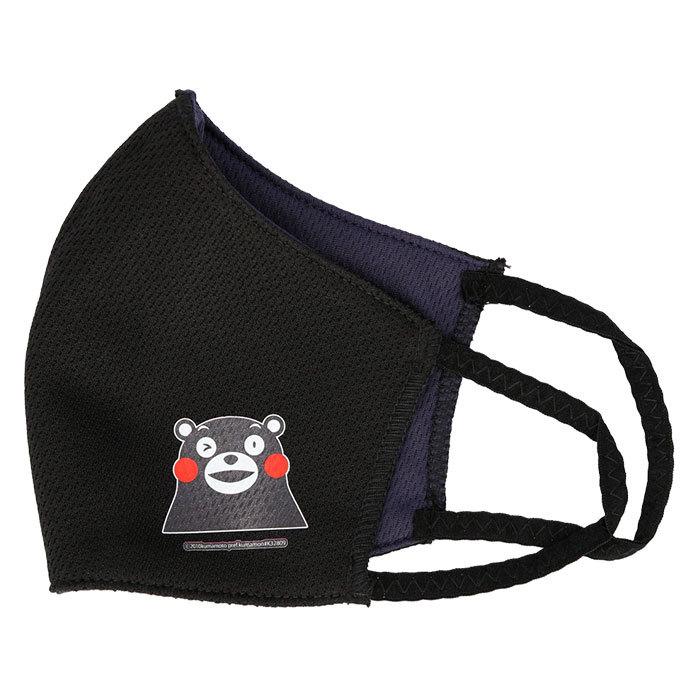 くまモン 通販くまモン マスク mask 布マスク おしゃれ かわいい サラサラ ポリエステル 速乾 立体マスク 洗える 黒 ブラック 白 ホワイト レディース  くまモン |  | 15