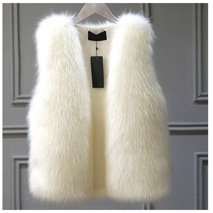 ファーベスト レディース 通販 ファー ベスト ロング フェイクファー エコファー ジレ 秋冬 羽織り ミドル丈 オーバーサイズ 大きいサイズ ゆったり 前開き | ブランド登録なし | 10