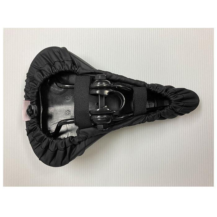 自転車 通販自転車 サドルカバー スポーツタイプ 補修用 ストレッチ サイクリング 椅子 カバー シンプル 無地 ブラック 黒 カワスミ Kawasumi  自転車 |  | 04