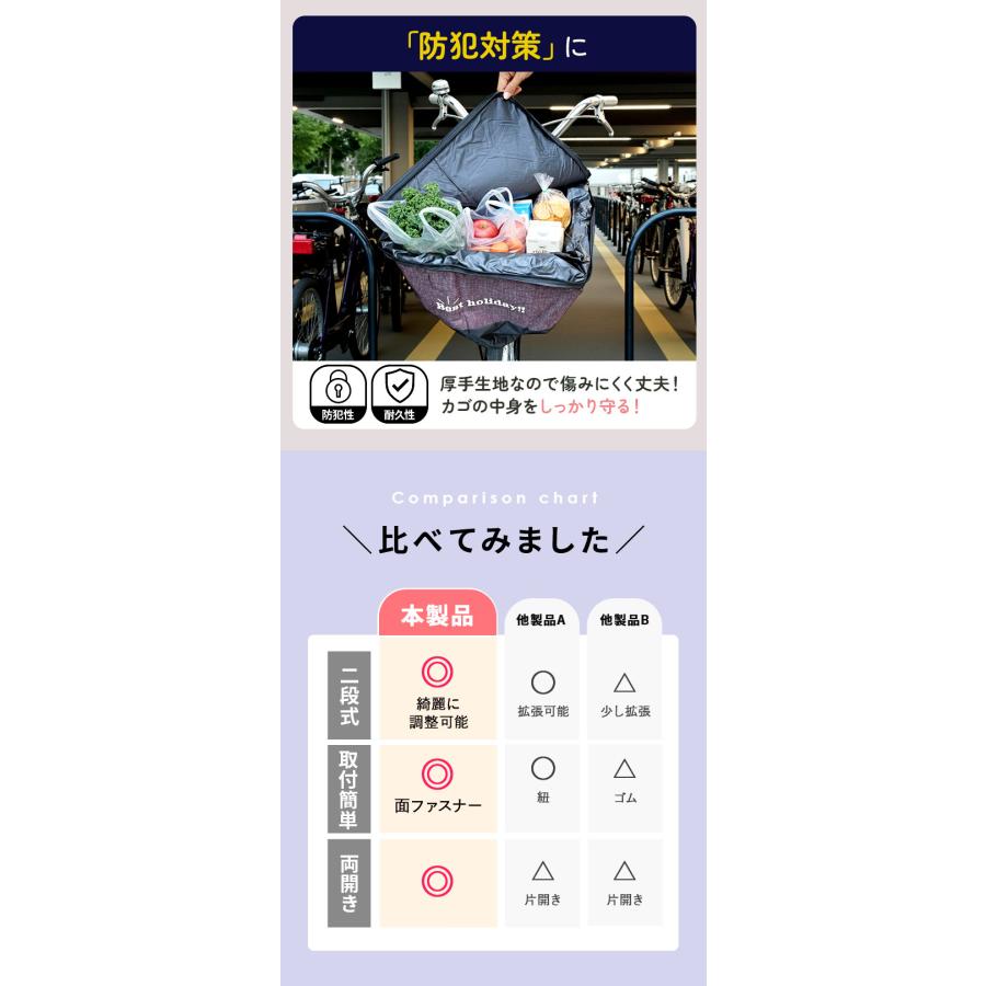 自転車 通販自転車 かご カバー 前 かごカバー カゴカバー バスケットカバー カゴ バスケット 2段式 前カゴ 前かご フロントバスケットカバー 厚手 丈夫 |  | 17