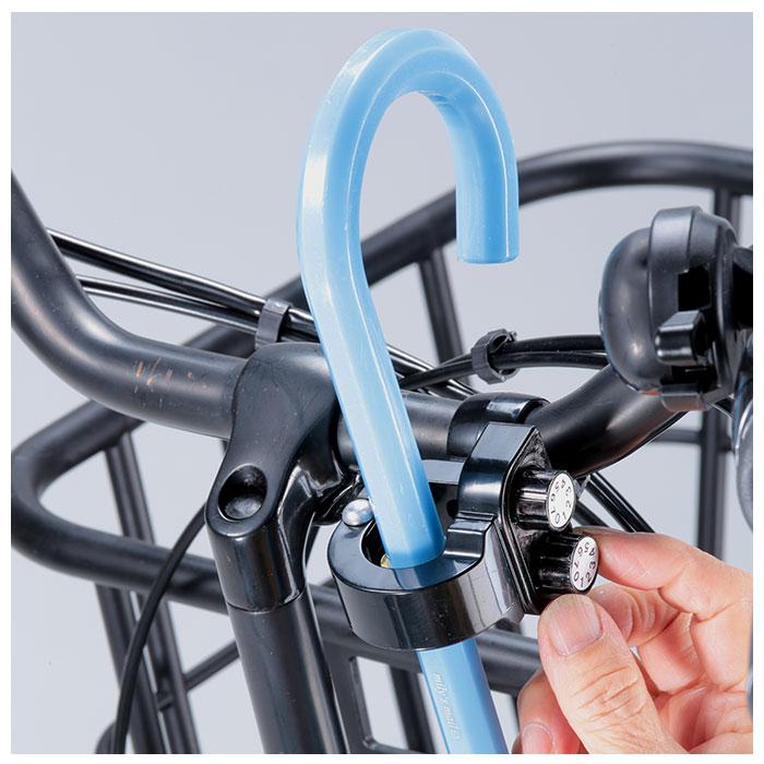 傘ホルダー 通販傘ホルダー 傘立て サイクル傘ロック サイクル 傘ロック かさロック カサロック 自転車用カサロック 自転車用 鍵付き スタンド 傘ホルダー |  | 06