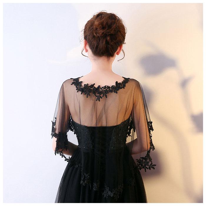 結婚式 通販結婚式 ショール ボレロ レース フォーマル ケープ風 かぶり パーティ パーティー 披露宴 二次会 発表会 パーティードレス 刺繍 花柄 花  結婚式 | ブランド登録なし | 03