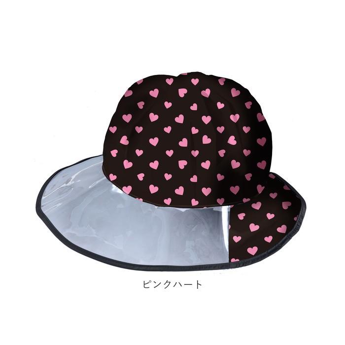 レインハット レディース 通販 自転車 アウトドア レインウェア 雨具 帽子 ハット おしゃれ シンプル 透明つば クリア ブラックホワイトドット レインハット | ブランド登録なし | 10