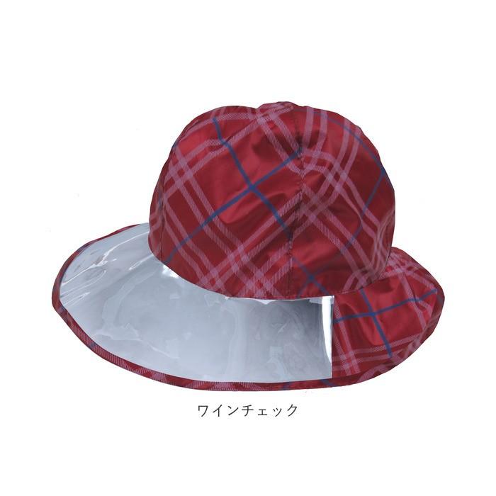 レインハット レディース 通販 自転車 アウトドア レインウェア 雨具 帽子 ハット おしゃれ シンプル 透明つば クリア ブラックホワイトドット レインハット | ブランド登録なし | 12