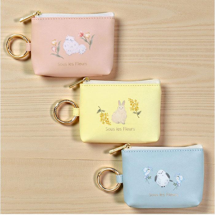 LABCLIP ラボクリップ パスポーチ 通販 ポーチ 小物入れ 化粧ポーチ コスメポーチ かわいい レディース 花 フラワー 動物 アニマル 可愛い | LABCLIP | 09