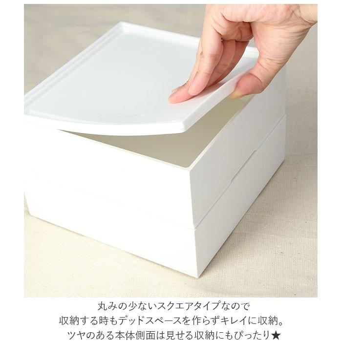 重箱 二段 通販 2段 18cm お重 シンプル ランチボックス 2段重 ファミリーサイズ お重箱 おせち お花見 行楽 ピクニック 中子付き モダン 晴れの日 弁当 重箱 |  | 04