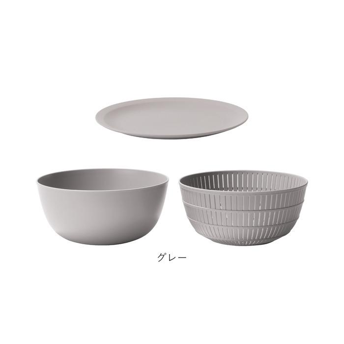 like-it ライクイット 米とぎ ザル 通販 ボウル プレート セット 米研ぎボウル 水切り 湯引き 皿 蓋 北欧 軽量 炊飯 お米 キッチン デザイン おしゃれ like-it | Like-it | 14