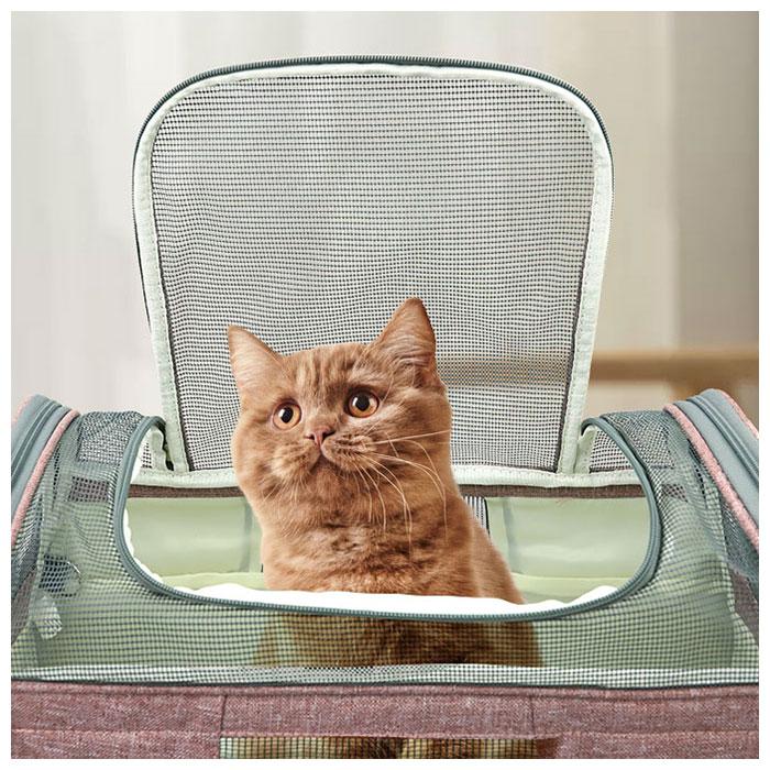 ペットキャリー 折りたたみバッグ 通販 ボストンバッグ 犬 猫 キャリーバック ペットキャリーバッグ 折り畳み おしゃれ 顔出し 小型犬 おしゃれ 旅行 通院 | ブランド登録なし | 08