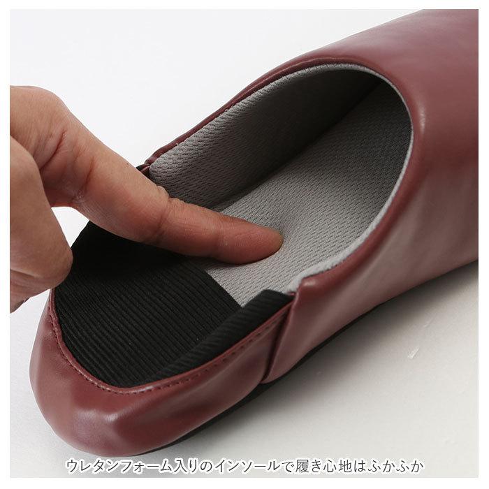 スリッパ 防災 通販 安全靴 防災スリッパ 防災用品 普段履き ガラス 釘 通さない 折り畳み 折りたたみ 滑りにくい レザー調 歩きやすい 脱げにくい スリッパ | COGIT | 10