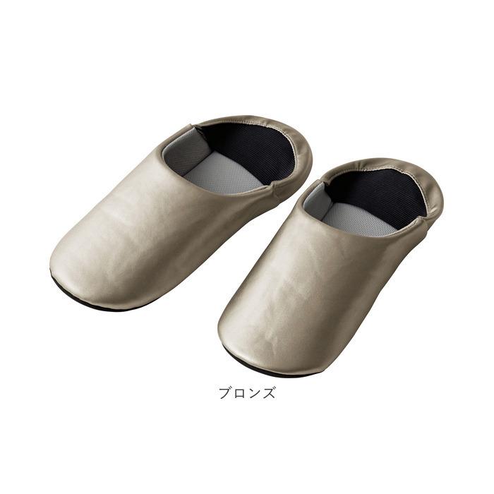 スリッパ 防災 通販 安全靴 防災スリッパ 防災用品 普段履き ガラス 釘 通さない 折り畳み 折りたたみ 滑りにくい レザー調 歩きやすい 脱げにくい スリッパ | COGIT | 15