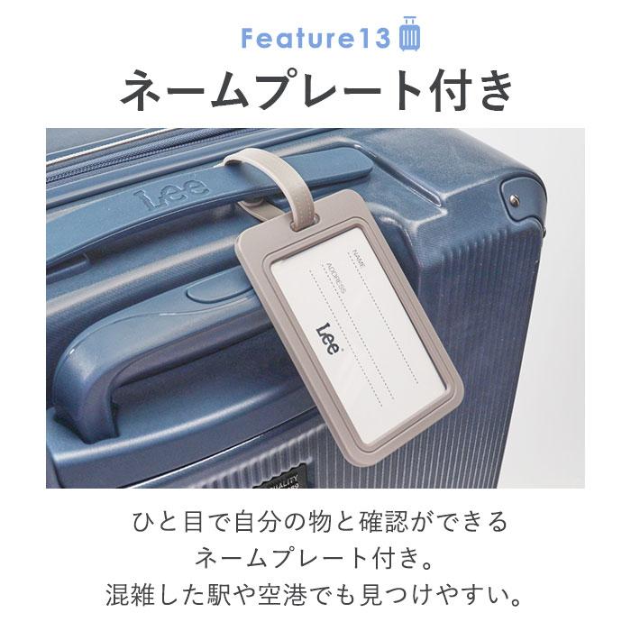 Lee リー キャリーバッグ 320-9041 通販 キャリーバック 約 52L- 60L キャリーケース スーツケース トランク 旅行バッグ 旅行カバン おしゃれ レディース |  | 19
