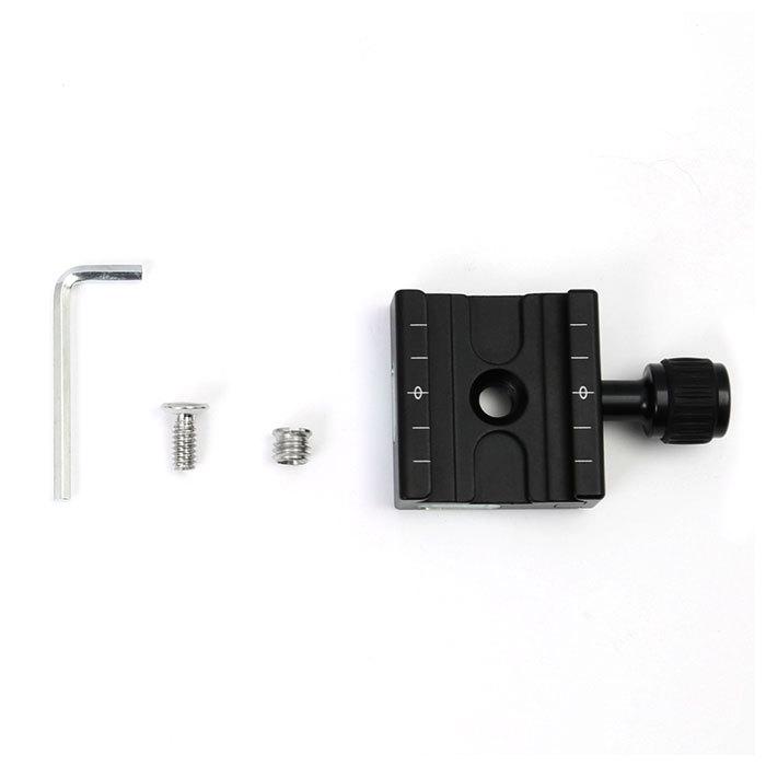 アルカスイス互換 プレート 通販 クイックリリース クイックリリースクランプ 水準器 雲台 ボールヘッド カメラ 三脚 アルミ製 ブラック  アルカスイス互換 |  | 06