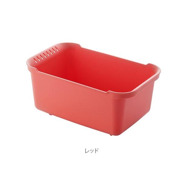 オリジナル 洗い桶 おしゃれ リベラリスタ ウォッシュタブ 食器洗い キッチン シンク すすぎ つけ置き スクエア 四角 白 赤 Riosmauricio Com