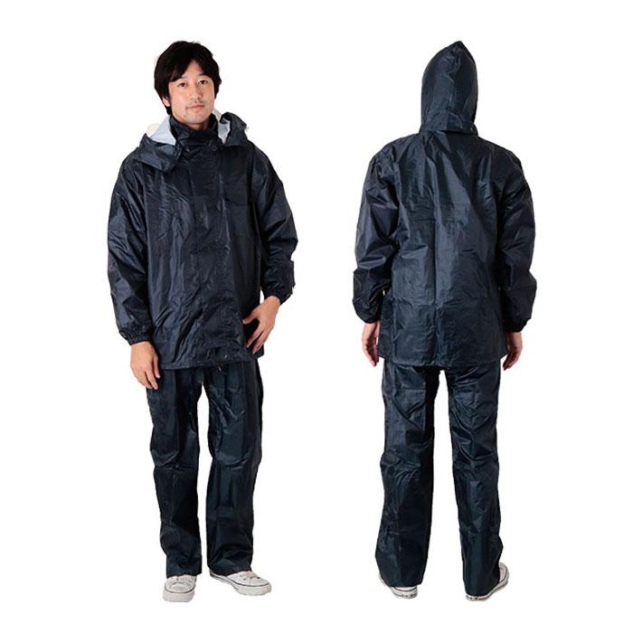 レインコート 上下 通販 自転車 防水 メンズ レディース レインスーツ 上下セット シンプル 無地 通勤 通学 軽量 軽い フード付き 取り外し可 レインコート | BACKYARD FAMILY | 11