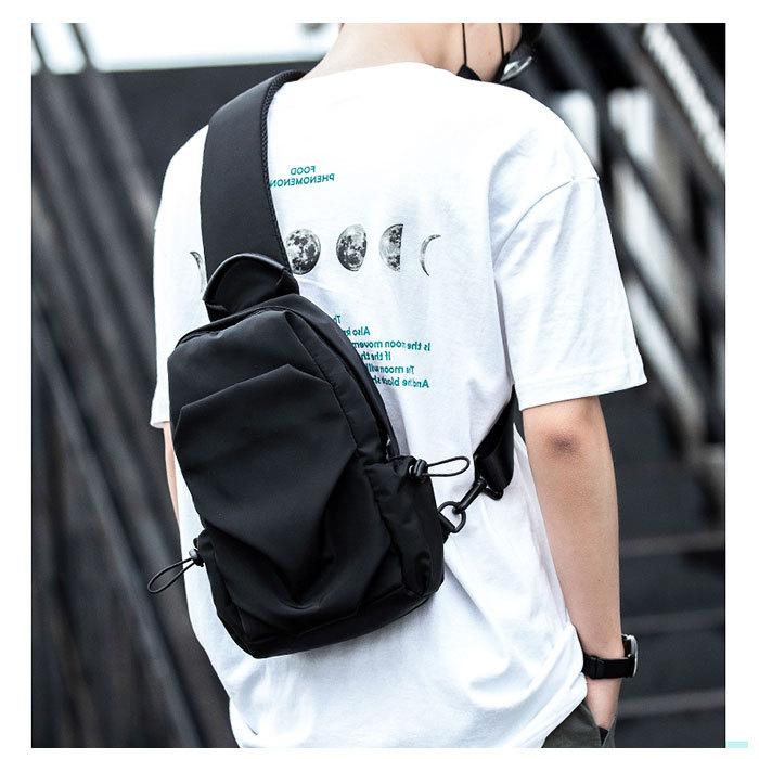 ボディバッグ メンズ 通販 かっこいい 横型 ワンショルダー ナイロン 撥水 斜め掛け 軽量 ショルダーバッグ 斜めがけバッグ 通勤 通学 ボディバッグ |  | 04