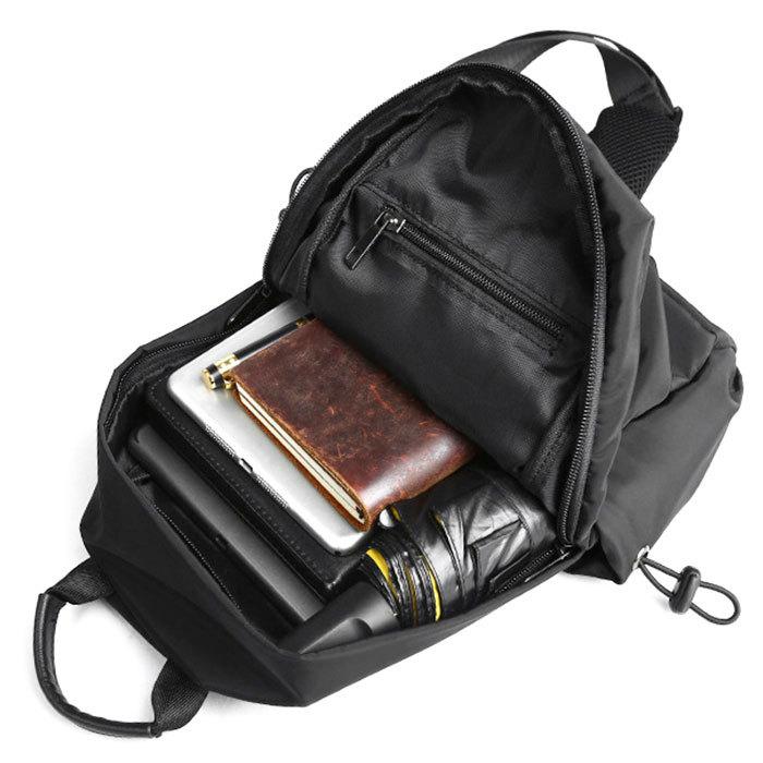 ボディバッグ メンズ 通販 かっこいい 横型 ワンショルダー ナイロン 撥水 斜め掛け 軽量 ショルダーバッグ 斜めがけバッグ 通勤 通学 ボディバッグ |  | 10