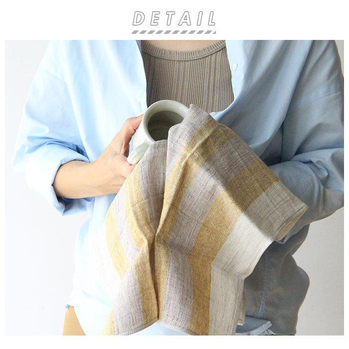 キッチンクロス リネン 通販 キッチンタオル コットン リネン混 ガーゼタオル 2重ガーゼ 吸水 速乾 LINEN50りネン50  Sサイズ 45 × 45cm 今治 キッチンクロス |  | 06
