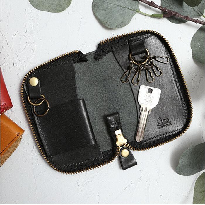 リアン 通販リアン Lien キーケース ブランド レディース メンズ 革 スマートキー ラウンド 栃木レザー レザーキーケース キーホルダー レザー 牛革 小物 リアン | 