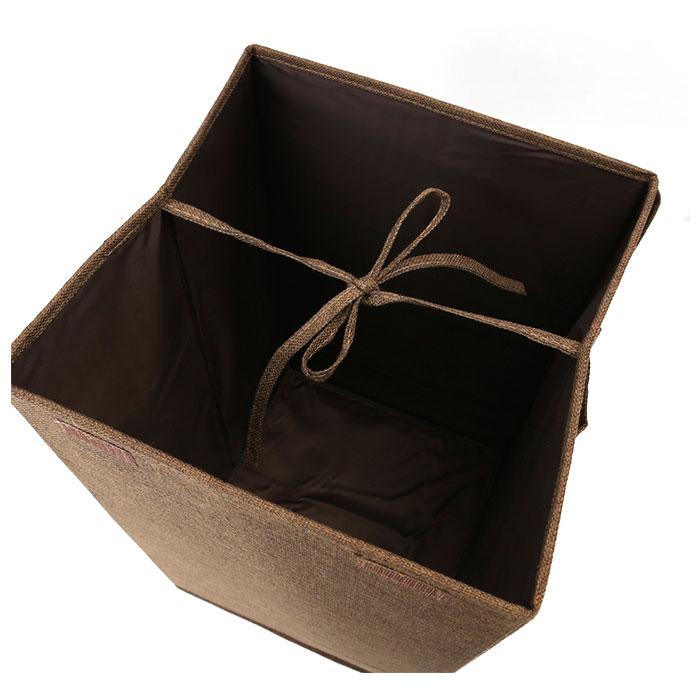 ランドリーバスケット 折りたたみ バスケット 通販 角型 スリム 北欧 蓋つき ふた付き ランドリーボックス 洗濯かご ランドリー収納 収納ケース | ブランド登録なし | 16