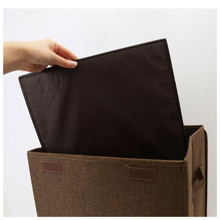 ランドリーバスケット 折りたたみ バスケット 通販 角型 スリム 北欧 蓋つき ふた付き ランドリーボックス 洗濯かご ランドリー収納 収納ケース | ブランド登録なし | 17