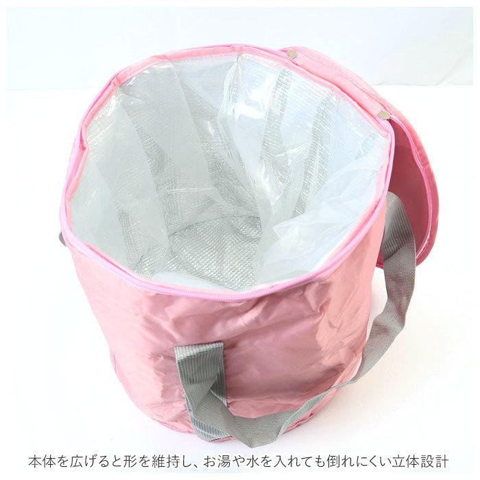 足湯 バケツ 折りたたみ 通販 蓋付き 深型 大容量 軽量 フットバス 簡易バケツ キャンプバケツ 折り畳み 折畳 洗い桶 水バケツ 持ち運び 便利 撥水 収納 足湯 | BACKYARD FAMILY | 10