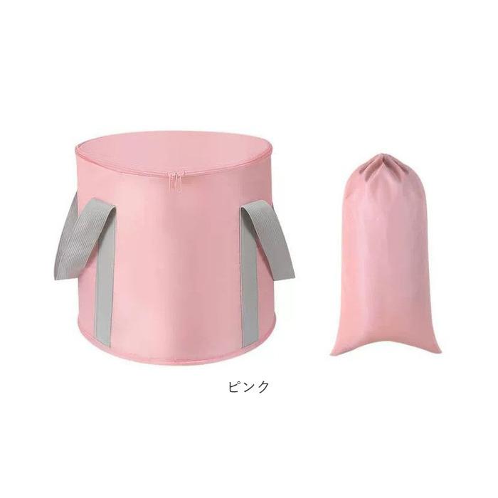 足湯 バケツ 折りたたみ 通販 蓋付き 深型 大容量 軽量 フットバス 簡易バケツ キャンプバケツ 折り畳み 折畳 洗い桶 水バケツ 持ち運び 便利 撥水 収納 足湯 | BACKYARD FAMILY | 14
