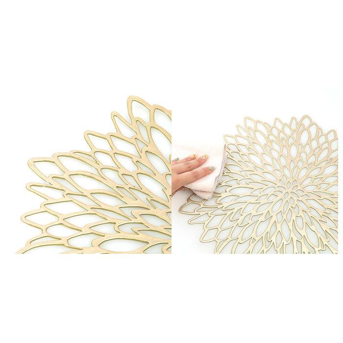 ランチョンマット 通販ランチョンマット おしゃれ ランチマット pvc テーブルクロス モダン 敷物 ダリア ハス ペタル リーフ ムーン サン ランチョンマット | BACKYARD FAMILY | 11