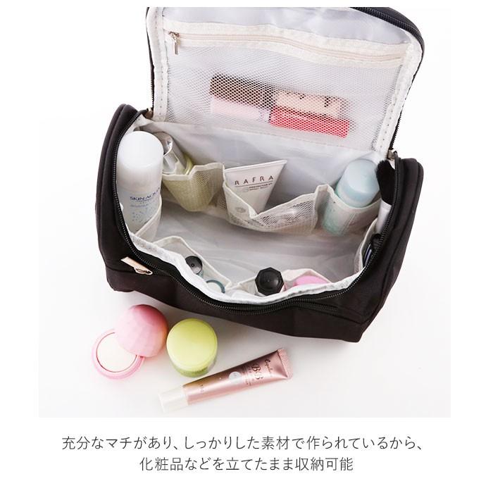 化粧ポーチ 大容量 通販 機能的 かわいい レディース シンプル 収納 メンズ 小物入れ 化粧品入れ メイクポーチ メイク用品 スポーツジム 持ち歩き 化粧ポーチ | ブランド登録なし | 02