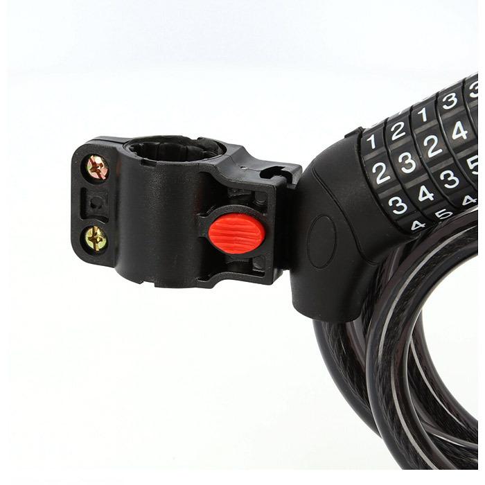 自転車 通販自転車 ワイヤーロック カギ 鍵 ダイヤル かぎ ワイヤー 自転車の鍵 ダイヤル式 5桁 ダイヤルロック ケーブルロック ブラケット付 盗難防止 自転車 |  | 06